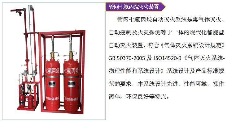 <strong>管网七氟丙烷灭火装置</strong>